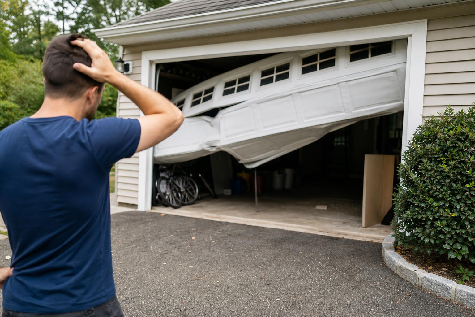 Emergency Garage Door Repair Near Me: What Lowell Homeowners Should Do First